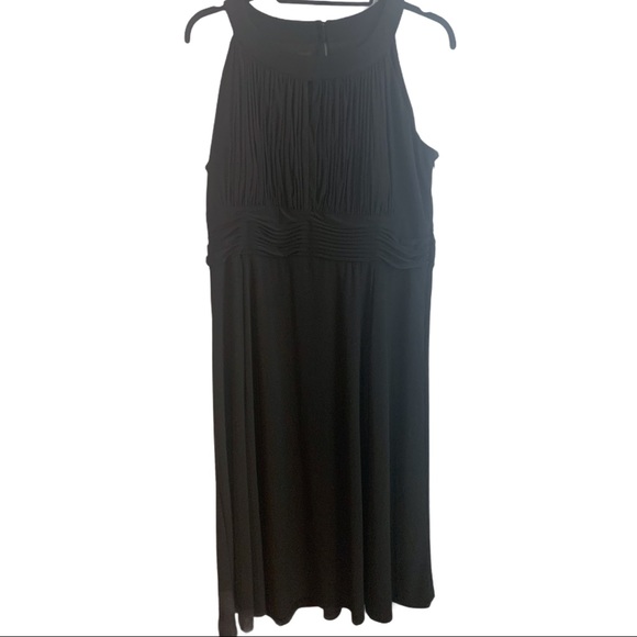Black Label by  Evan Picone black empire waist dress - Picture 1 of 3